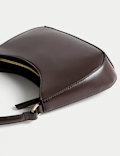 Faux Leather Underarm Bag