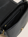 Faux Leather Cross Body Bag