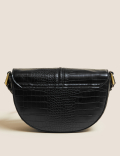 Faux Leather Cross Body Bag