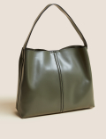 Faux Leather Shoulder Bag