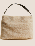Faux Shearling Shoulder Bag