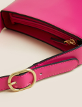 Faux Leather Mini Underarm Bag