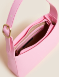 Faux Leather Mini Underarm Bag