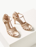 Stiletto Heel Glitter Sandals