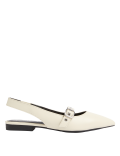 Buckle Flat Pointed Slingback Shoes