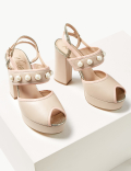The Natalie Peep Toe Shoes