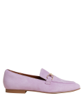 Suede Stain Resistant Bar Trim Loafers