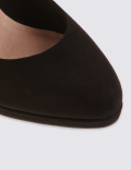 Stiletto Heel Platform Court Shoes