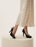 Patent Stiletto Heel Court Shoes