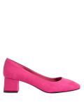 Wide Fit Block Heel Square Toe Shoes