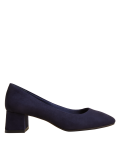 Wide Fit Block Heel Square Toe Shoes