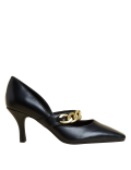 Wide Fit Chain Detail Stiletto Heel Heels