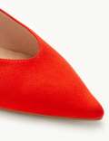 Kitten Heel Pointed Court Shoes