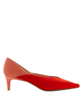 Kitten Heel Pointed Court Shoes