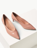Kitten Heel Pointed Court Shoes