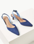 Kitten Heel Slingback Shoes