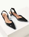 Kitten Heel Slingback Shoes