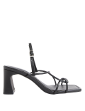 Leather Strappy Statement Sandals