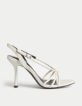 Buckle Strappy Stiletto Heel Sandals