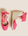 Canvas Wedge Espadrilles