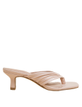 Kitten Heel Flip Flop Mules
