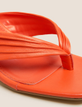 Kitten Heel Flip Flop Mules