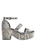 Leather Strappy Platform Sandals