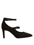 Strappy Pointed Court Shoe