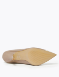 Kitten Heel Pointed Court Shoes