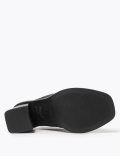 Block Heel Open Toe Shoe Boots