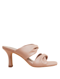 Wide Fit Leather Stiletto Heel Mules