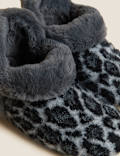 Faux Fur Slipper Boots