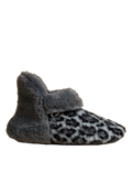 Faux Fur Slipper Boots