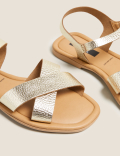 Leather Open Toe Sandals