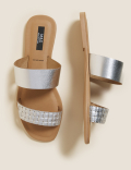 Leather Flat Mules