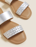 Leather Flat Mules