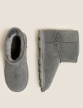 Suede Stain Resistant Faux Fur Lining Boots