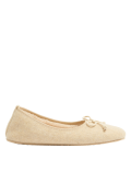 Faux Fur Lined Ballerina Slippers