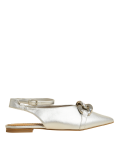 Wide Fit Ankle Strap Flat Slingback Shoes
