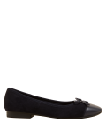 Suede Stain Resistant Flat Ballet Pumps