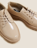 Wide Fit Leather Lace Up Shoes