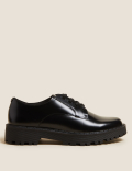 Wide Fit Leather Lace Up Shoes