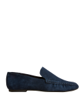 Suede Flat Loafers