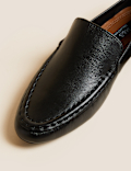 Leather Flat Loafers