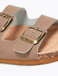 Leather Footbed Sandals