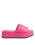 Flatform Square Toe Mules