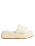 Flatform Square Toe Mules