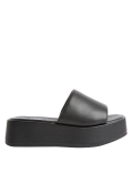 Flatform Square Toe Mules