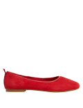 Suede Stain Resistant Flat Ballet Pumps