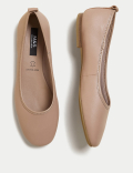Leather Ballet Pumps